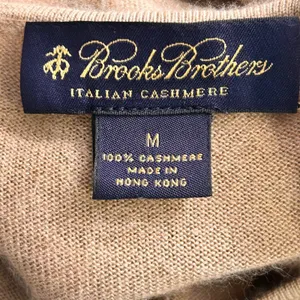 Brooks Brothers‎ Italian Cashmere Sweater Tan Medium thumbnail 6