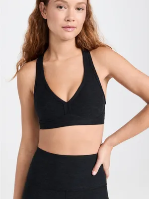Beyond yoga Spacedye Lift Your Spirits sports Bra sports darkest night thumbnail 1