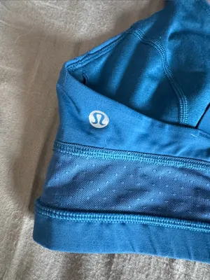 lululemon athletica Blue Crisscross Strap Sports Bra / J31 thumbnail 4