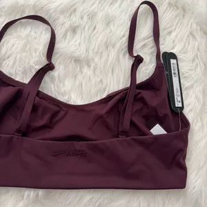 Nike Skims Matte Micro Scoop Sports Bra Currant Size Large thumbnail 8