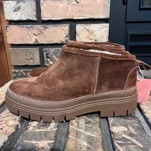 Cruza Chestnut Brown Women’s Suede Ankle Boots‎ NEW Size 37 thumbnail 4