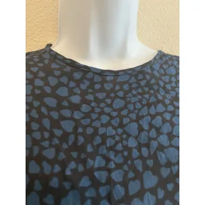 NWT Anthropologie Rue Stiic Blue Heart Print Size Small Open Back‎ Maxi Dress thumbnail 4