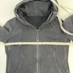 Lululemon Size 6 Scuba Hoodie Light Cotton Fleece Classic Fit Embroidered Logo‎ thumbnail 12