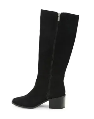 New $199 Black Womens 8 Splendid Abby Suede Leather Boots Tall Knee NWT thumbnail 6