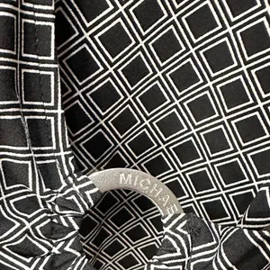 Michael Kors Black and White Blouse, Medium thumbnail 4