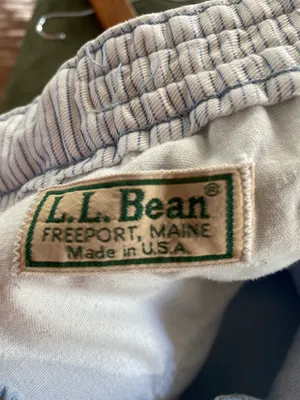 LL Bean Jeans Relaxed Fit Blue Denim Elastic Waist Inseam 27 Rise 10 Length 38 thumbnail 8