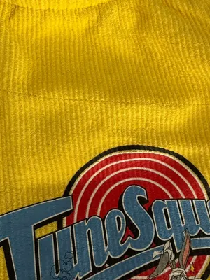 Target Yellow Looney Tunes shorts with adjustable waistband thumbnail 3