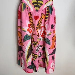 Nice To Meet You Women's Tropical Animal Print Midi Dress Pink Medium thumbnail 3