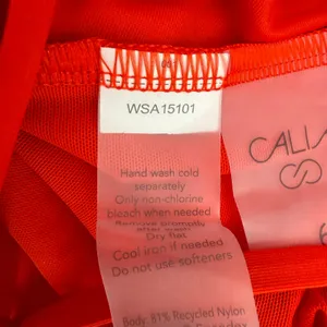 Calia Swimsuit SZ 6 Triangle Strappy Back One Piece NWT Fresh Red Tummy Control thumbnail 15