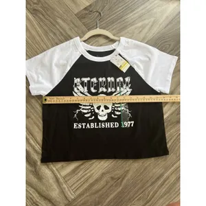 Zoe + Liv Juniors Eternal Est 1977 Cropped T-Shirt Size M thumbnail 4