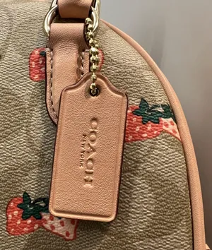 coach Sydney Satchel In Signature Canvas With Strawberry Print CB596 NWT thumbnail 8