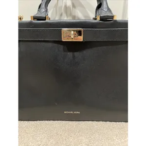 Michael Kors Tatiana Convertible Satchel Crossbody‎ Handbag Black Leather thumbnail 3