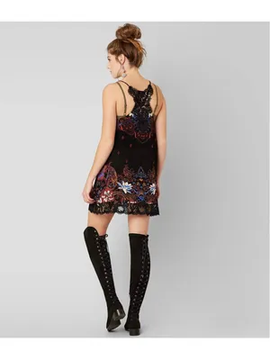 Free People "Who's Sorry Now" Slip Dress Size M thumbnail 7