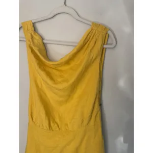 Free People Women’s A Little Extra Mini Dress Sz S Yellow Open Back S NWT $68 thumbnail 13