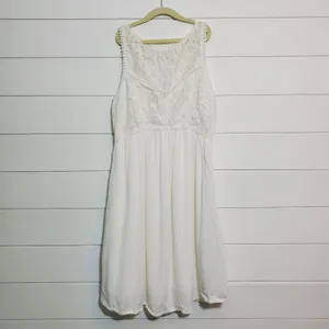 Abercrombie & Fitch‎ White Lace Babydoll Dress. Size M thumbnail 2