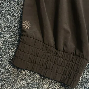 Athleta Black Joggers Pants XL elasticized waist and ankles pattern nwot thumbnail 8