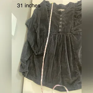 Free People "We The Free" Covered In Cord Tunic Dress thumbnail 8