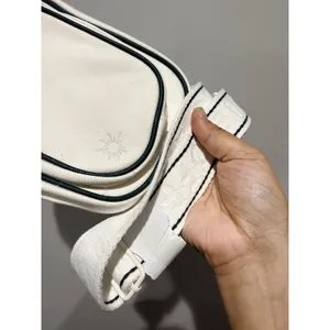 Offline by Aerie - White Blue Canvas‎ Crossbody Bag w/ Strap NWT H thumbnail 5