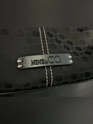 Nine & CO Black Tote Bag with Contrast Stitching thumbnail 8