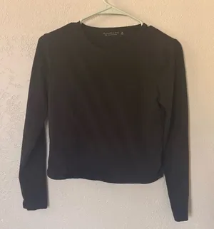 Abercrombie and fitch black long sleeve shirt thumbnail 1