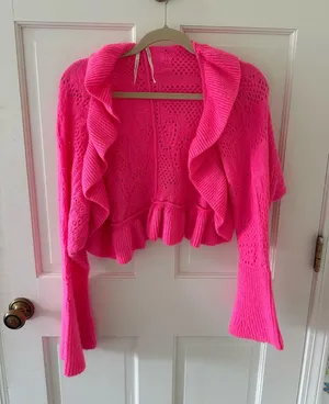 Hot Pink Anthropologie Pink Sweater thumbnail 1