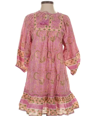 Cleobella Magdalena Wildflower Boho Babydoll Dress thumbnail 4
