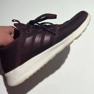 Adidas CLOUDFOAM Burgundy Tennis Shoe Size 6.‎ B60 thumbnail 8