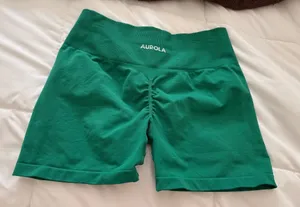 AUROLA Dream Workout Scrunch Shorts Size M Green Size M thumbnail 1