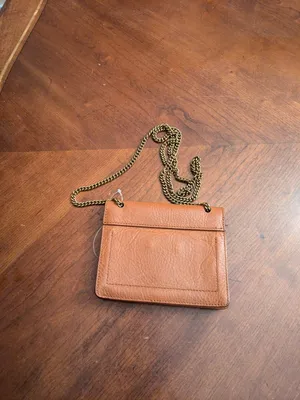 MADEWELL The Leather Collar Stud mini crossbody bag English Saddle EUC thumbnail 14