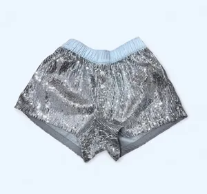 ✨ Wild Fable Silver Sequin Sleepwear Boxer Shorts - Size XXS thumbnail 4