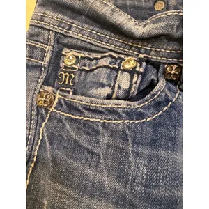 Miss Me JP5341B Bootcut Jeans Medium‎ Wash Embroidered Rhinestone Womens 30 thumbnail 5