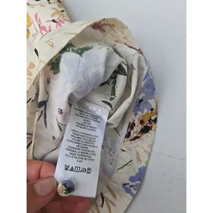 by Anthropologie Floral Corset Smocked Back Size Medium thumbnail 9