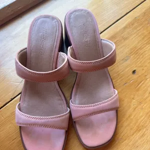Madewell Double Strap Heeled Mule Sandals size 9 thumbnail 2