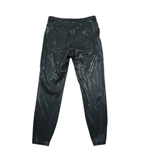 Halara Size Large Metallic Black High Waisted 7/8 Leggings Liquid Look Pants‎ thumbnail 8