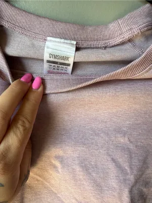 Gymshark Women’s Seamless Long Sleeve Crop Top Pink Size Small thumbnail 3