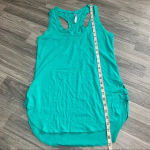 Fabletics Athletic Teal Tank Top; size Small thumbnail 4