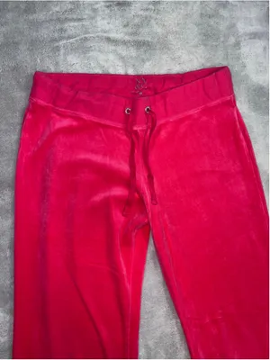 New York & Company Velour Track Pants Size M Pink thumbnail 4