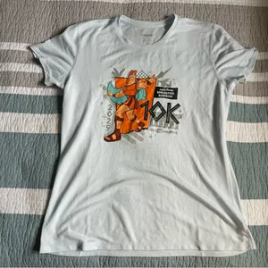 Hercules Disney Springtime Surprise 10K Race Running Shirt Brooks M Gray thumbnail 1