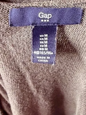 Gap Green Cardigan Sweater thumbnail 4