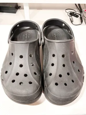 Crocs Women's Baya Platform Clog BLACK Slip On Size 8 thumbnail 2