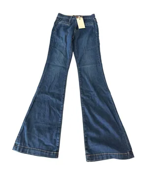 Joie Jeans Nouveau Flare Dark Wash High Rise Denim Size 23 NWT Made in USA thumbnail 1