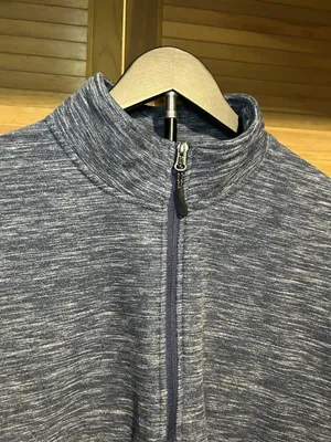 Stillwater Supply Co. Men's Blue XL Fleece 1/4 Zip Mock Neck Pullover thumbnail 4
