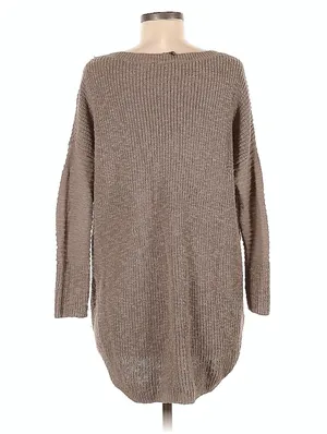 Express Tan Hi-low Sweater thumbnail 5