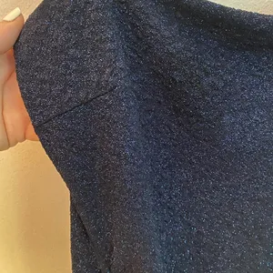 Windsor Navy Glitter Knit Mini Dress Size L thumbnail 6