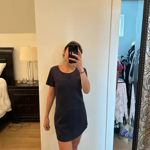 Altar’d State Navy Blue Micro-Sued Shift Dress - Small thumbnail 2