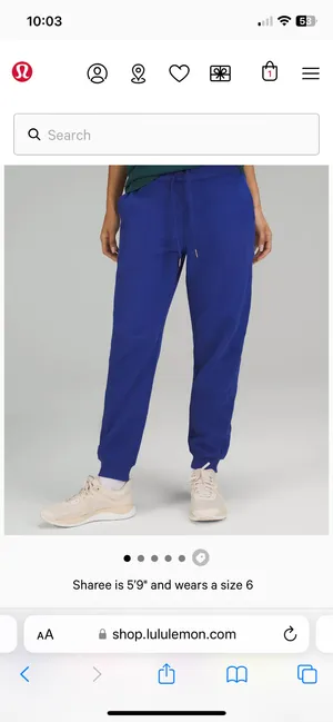 Lululemon High-Rise Scuba Joggers thumbnail 2