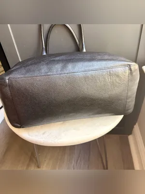 Cole Haan Black Pebbled Leather Tote Bag - EUC thumbnail 7