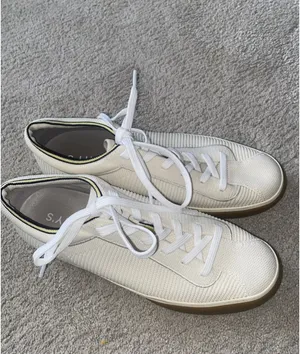 Rothy’s The Lace Up Vanilla Off White Textile Athletic Sneaker Shoes Wm 9US 40EU thumbnail 9