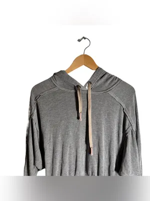 Free People Movement Ready Go Hoodie Women's XS Relaxed Workout Casual Top Grey thumbnail 5