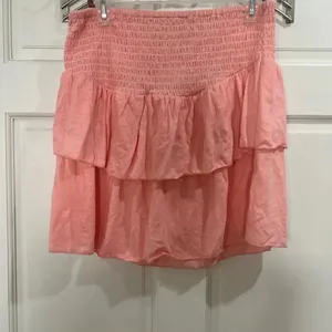 NWT Simply Southern pink shirred skirt skort Size Large thumbnail 3